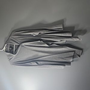 Open draped cardigan